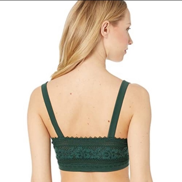 Free People NEW Annabelle Bralette Green - Picture 2 of 8